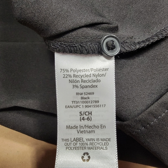Time and Tru Size S Black Button Down Long Sleeve Shirt, Excellent Used Cond. - Picture 13 of 13